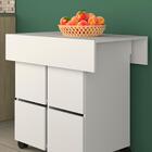 Mesa Para Jantar Tampo Dobravel 4 Bancos B10 Novam