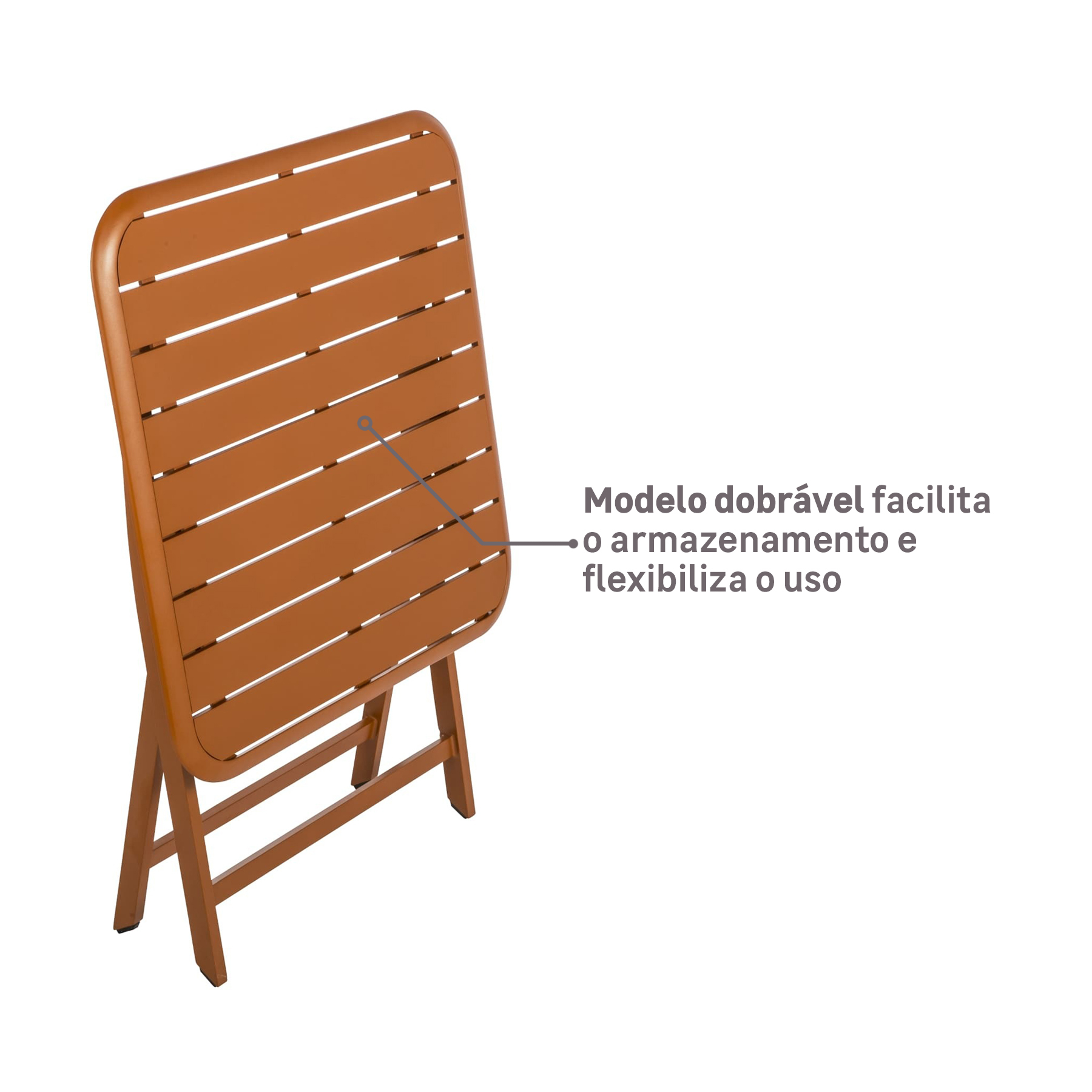 Mesa Dobrável para Jardim Idaho Naterial