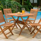 Mesa Para Jardim Em Madeira Maciça Dobrável Ipanema  Polisten