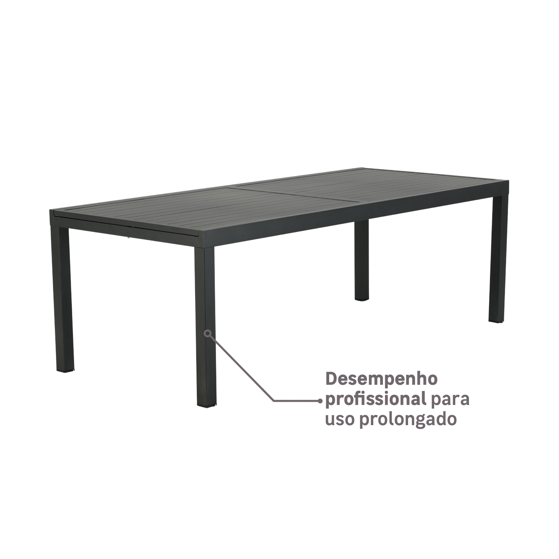 Mesa Extensível para Jardim 8 a 12 Lugares Athena Naterial