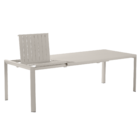 Mesa para Jardim Extensível Idaho 6 a 8 Lugares Retangular 180/240x100x76cm Alumínio Bege Naterial