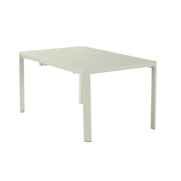 Mesa para Jardim Extensível Idaho 6 a 8 Lugares Retangular 97/149x149x76cm Alumínio Bege Naterial
