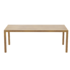 Mesa para Jardim Rentangular Alumínio 75x93,5x205cm Bege Naterial