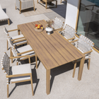 Mesa para Jardim Rentangular Alumínio 75x93,5x205cm Okinawa Bege Naterial