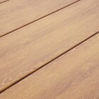 Mesa para Jardim Rentangular Alumínio 75x93,5x205cm Bege Naterial