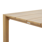 Mesa para Jardim Rentangular Alumínio 75x93,5x205cm Bege Naterial