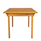 Mesa para Jardim Extensível Solarium 6 Lugares Retangular 76x90x151/197cm Eucalipto Amarelo Naterial