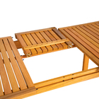 Mesa para Jardim Extensível Solarium 6 Lugares Retangular 76x90x151/197cm Eucalipto Amarelo Naterial