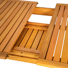 Mesa para Jardim Extensível Solarium 6 Lugares Retangular 76x90x151/197cm Eucalipto Amarelo Naterial