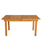 Mesa para Jardim Extensível Solarium 6 Lugares Retangular 76x90x151/197cm Eucalipto Amarelo Naterial