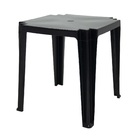 Mesa para Jardim Tambaú 4 Lugares Quadrada 72x70x70cm Plástico Preto Tramontina