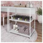 Mesa Para Manicure Aparador 68cm Fabrick Branco Caemmun