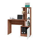 Mesa Para Notebook Com Estante Nicho 88 X 81 Cm Mdp Branco Ca