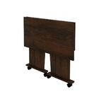 Mesa Para Notebook Com Rodízios Me4117 Rústico