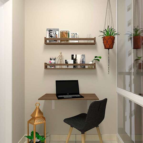 Mesa Para Notebook Dobrável Kitcubos Ameixa Negra 60 Cm