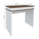 Mesa Para Notebook Mind Branca E Ypê