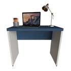 Mesa Para Notebook Natus Branca E Azul 80 Cm