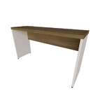 Mesa Para Notebook Natus Branca E Carvalho 140 Cm