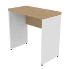 Mesa Para Notebook Natus Branca E Carvalho 80 Cm