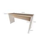 Mesa Para Notebook Natus Branca E Geneve 140 Cm