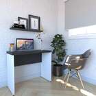 Mesa Para Notebook Natus Branca E Preta 100 Cm