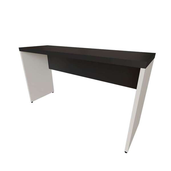 Mesa Para Notebook Natus Branca E Preta 140 Cm