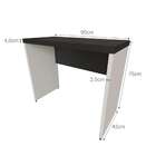 Mesa Para Notebook Natus Branca E Preta 90 Cm
