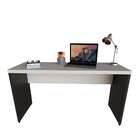 Mesa Para Notebook Natus Preta E Branca 120 Cm