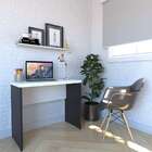 Mesa Para Notebook Natus Preta E Branca 90 Cm