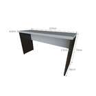 Mesa Para Notebook Natus Preta E Cinza 120 Cm