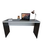 Mesa Para Notebook Natus Preta E Cinza 120 Cm