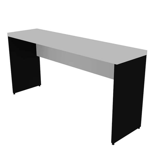 Mesa Para Notebook Natus Preta E Cinza 180 Cm