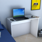 Mesa Para Notebook Pequena 90x44cm  Branco