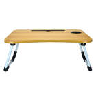 Mesa Para Notebook Portátil Dobrável Cama Porta Tablet Marrom