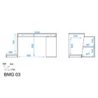 Mesa Para Pc Gamer Dark Bmg-03 Com Cadeira Gamer Ec3 Thunderx