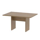 Mesa Para Reunião 6 Lugareso 136cm X 90cm  Amêndoa