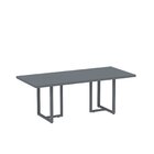 Mesa Para Reunião Industrial 200cmx90cm Pe40  Grafito