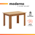 Mesa Para Sala De Jantar 1,10m Place Madeirado Viero