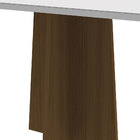 Mesa Para Sala De Jantar 100% Mdf Com Vidro 04 Lugares 120cm