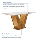 Mesa Para Sala De Jantar 120cm Tampo Em Mdf Espanha Espresso