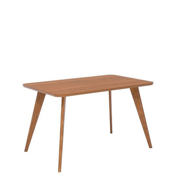 Mesa Para Sala De Jantar 130cm Sem Vidro Acerola Cinamomo