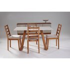 Mesa Para Sala De Jantar 136cm Viena Imbuia