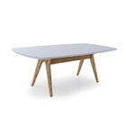 Mesa Para Sala De Jantar 150x75cm Beatriz Off White / Jequiti