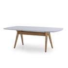 Mesa Para Sala De Jantar 150x75cm Beatriz Off White / Jequiti