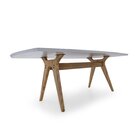 Mesa Para Sala De Jantar 150x75cm Beatriz Off White / Jequiti