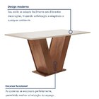 Mesa Para Sala De Jantar 160cm Tampo Em Mdf Espanha Espresso