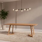 Mesa Para Sala De Jantar 210cm Sem Vidro Caju Cinamomo