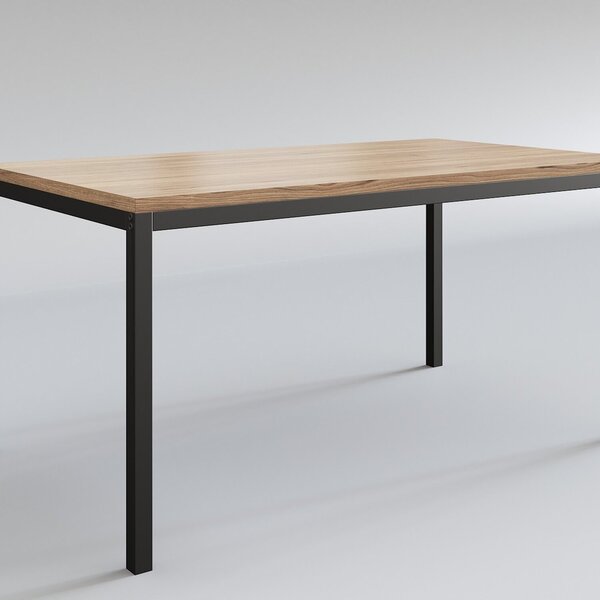 Mesa Para Sala De Jantar 4 Lugares Estilo Industrial Soul Pre