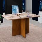 Mesa Para Sala De Jantar 4 Lugares Freijó Off White Hera Dj M