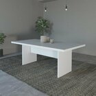 Mesa Para Sala De Jantar 6 Lugares Mj Espresso Móveis Branco